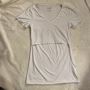 Boob Design Maternity Nursing Short Sleeve T-shirt Small